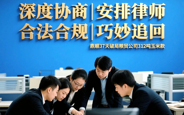 37天破局粮贸公司312吨玉米款