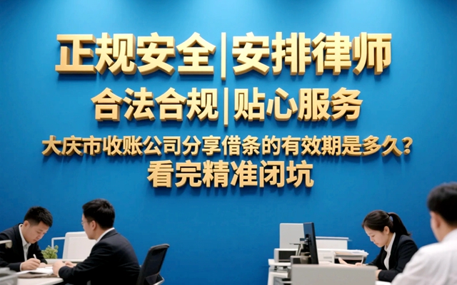 大庆市收账公司分享借条的有效期是多久？看完精准闭坑.jpg